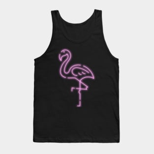 Neon Pink Flamingo Tank Top